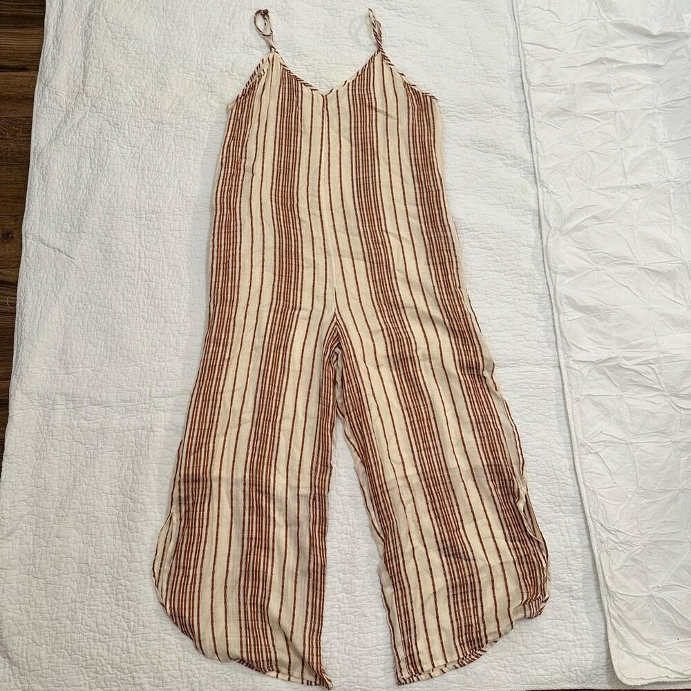 EN CRÈME boho striped harem jumpsuit